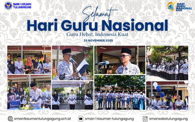 RAYAKAN HARI GURU NASIONAL 2025: GURU SMAN 1 KAUMAN AMBIL ALIH UPACARA, SEMANGAT 'GURU HEBAT' DIBALAS KADO 7 GELAR JUARA PASKIBRA